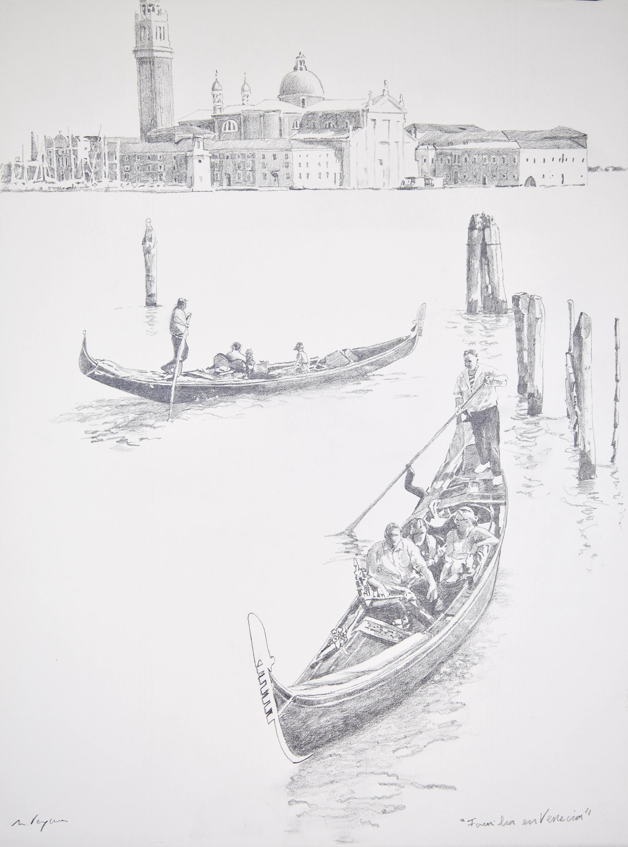 Familia en venecia